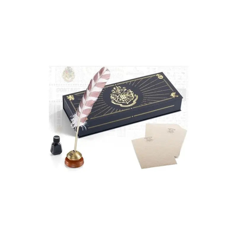 Set plume d'écriture Poudlard avec papier à en-tête Harry Potter