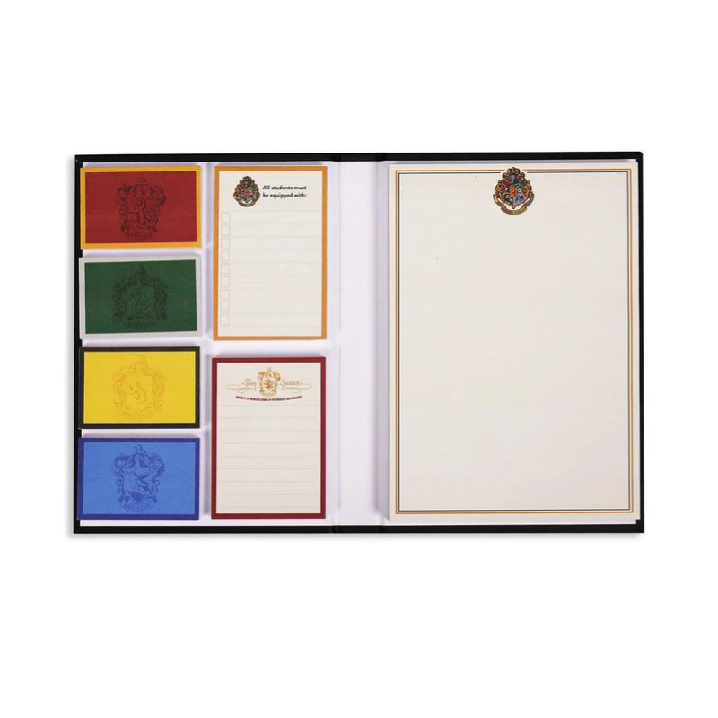 Carnet avec set de notes autocollantes Harry Potter