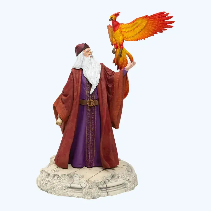 Statuette Albus Dumbledore & Fumseck, 29cm