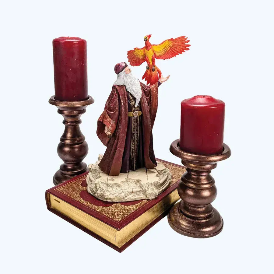 Statuette Albus Dumbledore & Fumseck, 29cm