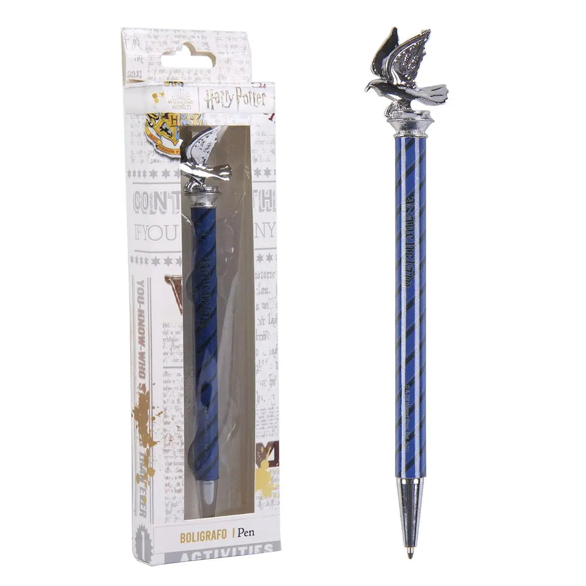 Stylo Bille Serdaigle Harry Potter, Bleu et Argent