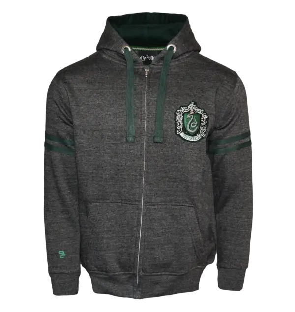 Sweat zippé capuche Serpentard, Sport Harry Potter