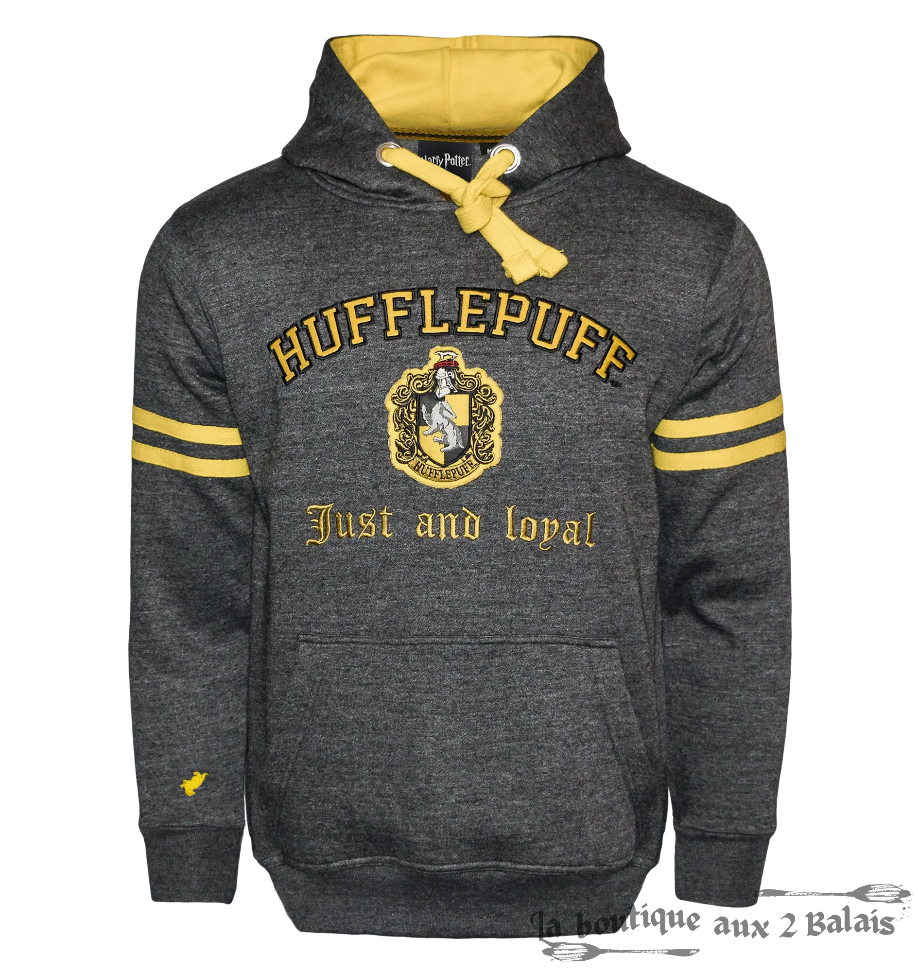 Sweat capuche premium Poufsouffle, Maison Harry Potter