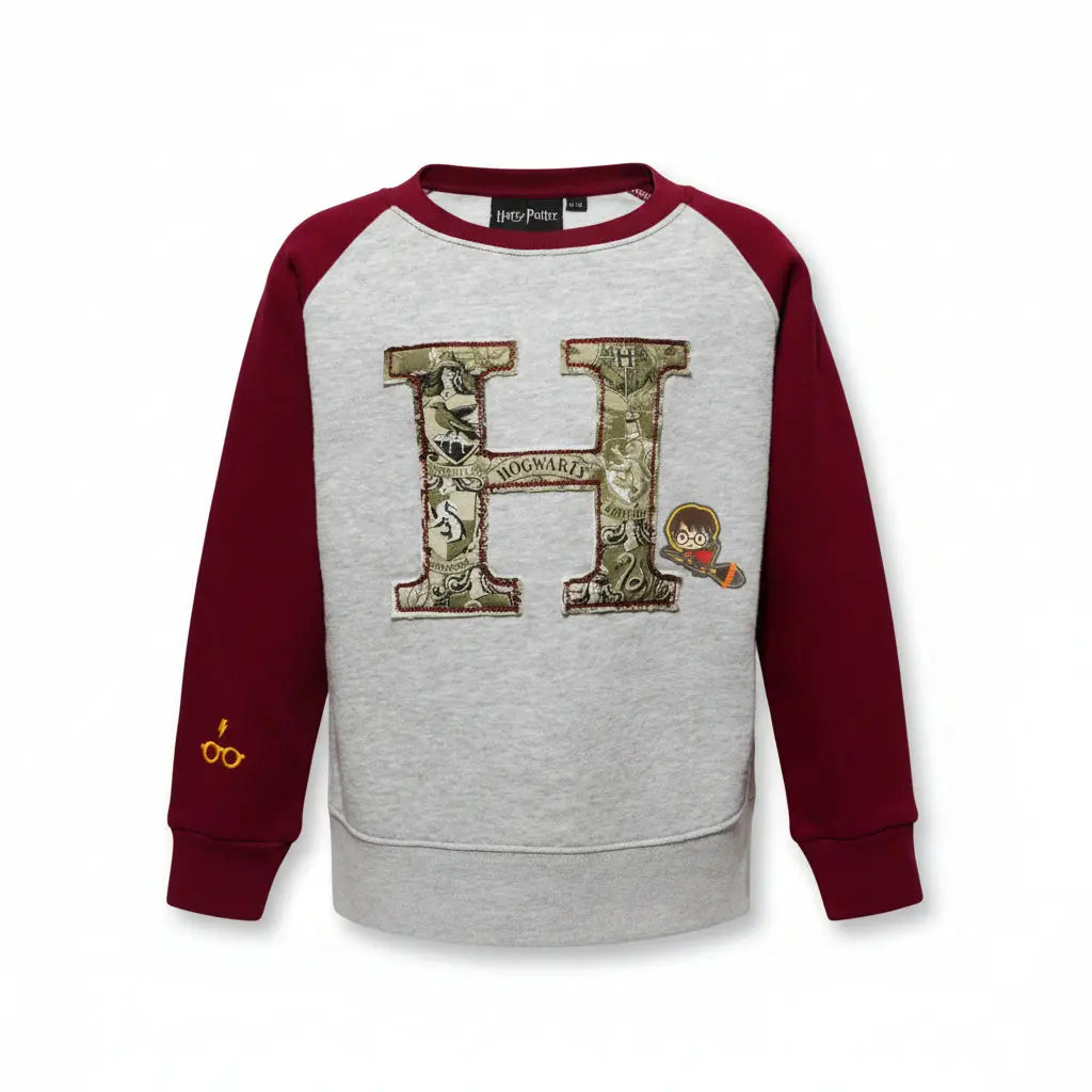 Sweatshirt brodé Hogwarts enfant 3 à 13 ans Harry Potter