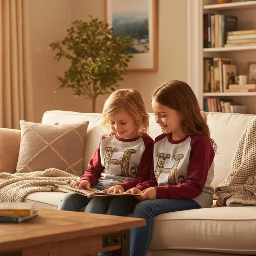Sweatshirt brodé Hogwarts enfant 3 à 13 ans Harry Potter