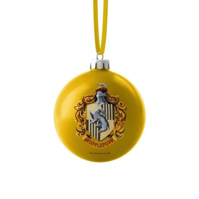 Boule de Noël Harry Potter Poufsouffle en PVC
