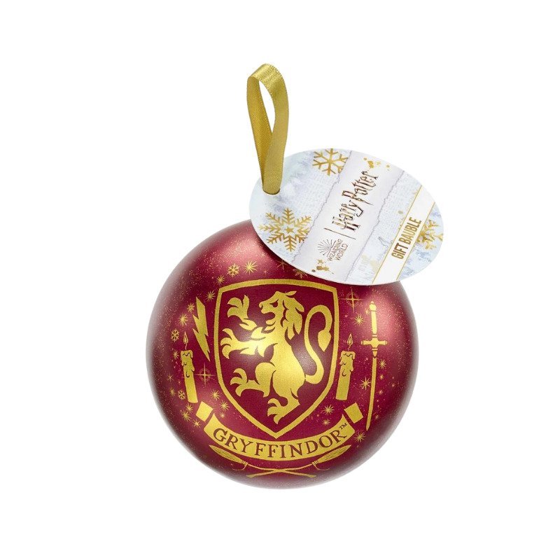 Boule de Noël Harry Potter Gryffondor avec cadeau surprise