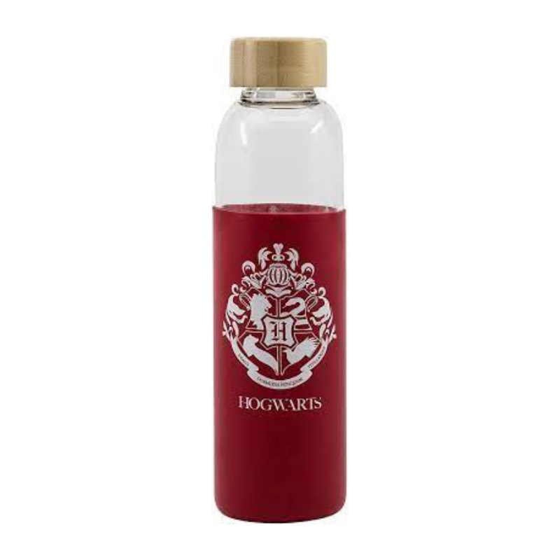 Bouteille Harry Potter en verre et silicone Poudlard 585 ml
