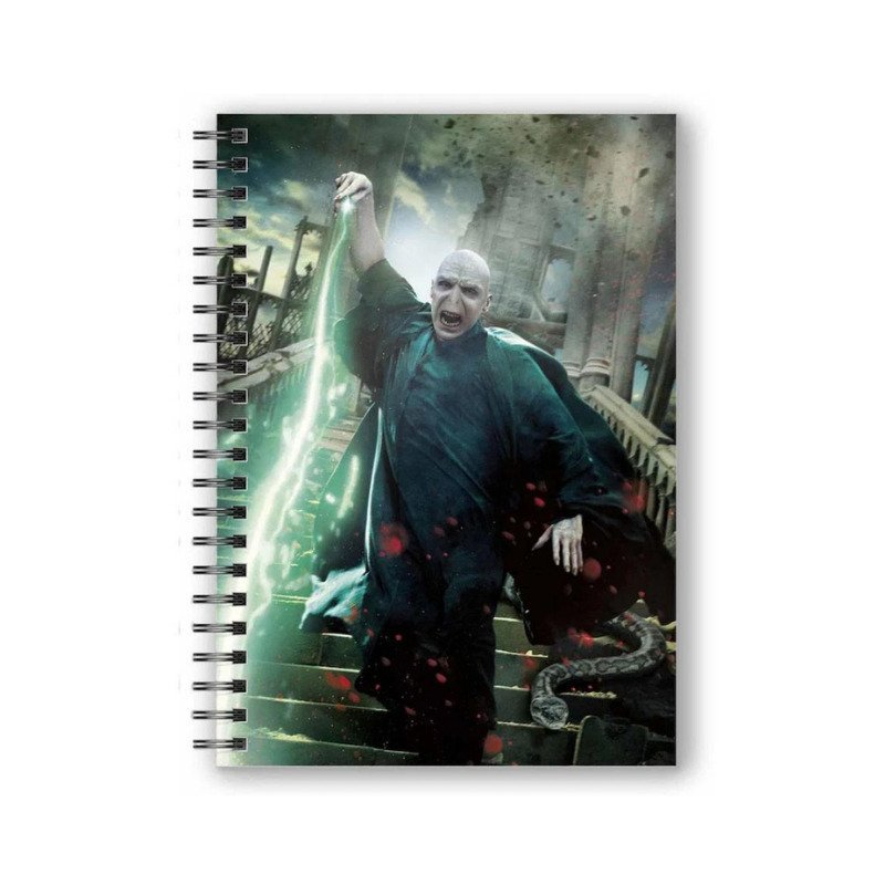 Cahier Harry Potter A5 effet 3D Lord Voldemort
