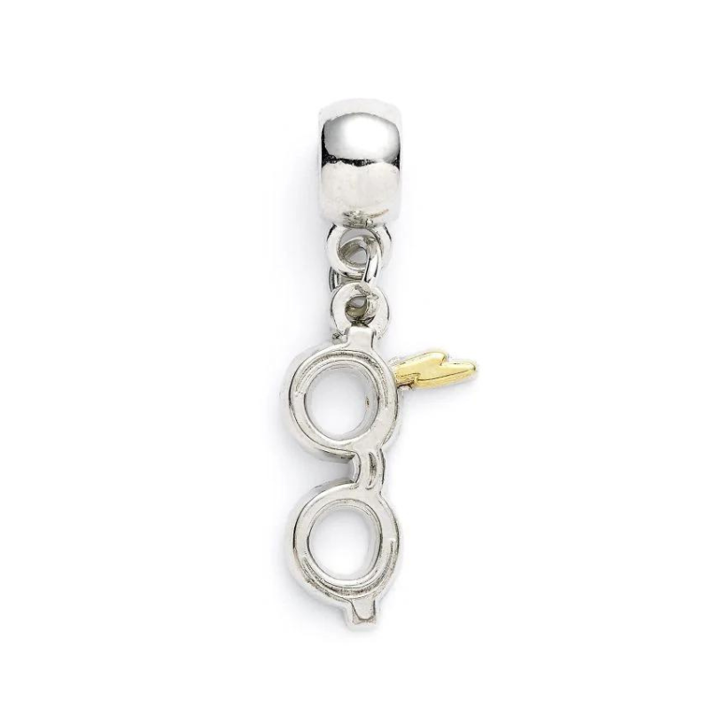 Charm Harry Potter lunettes et éclair plaqué argent
