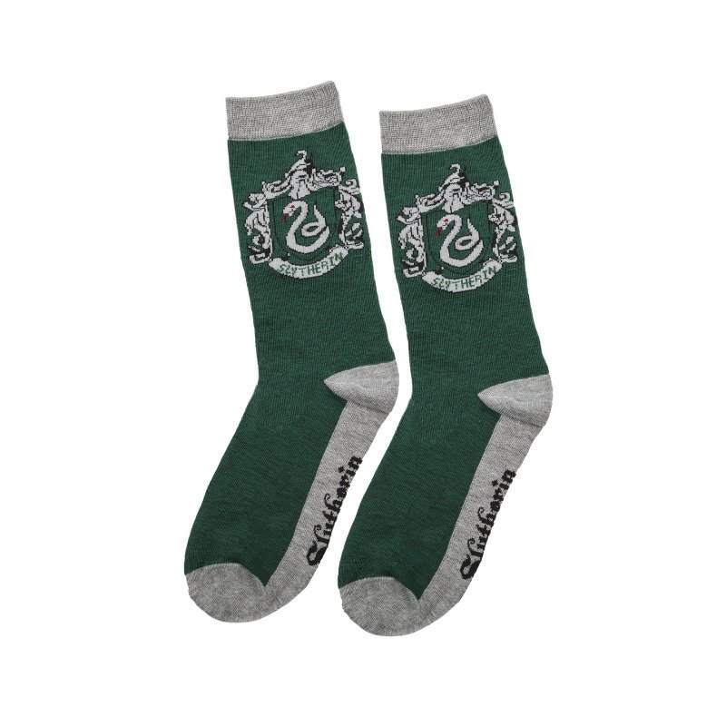 Lot de 3 paires de chaussettes Harry Potter Serpentard 35-45