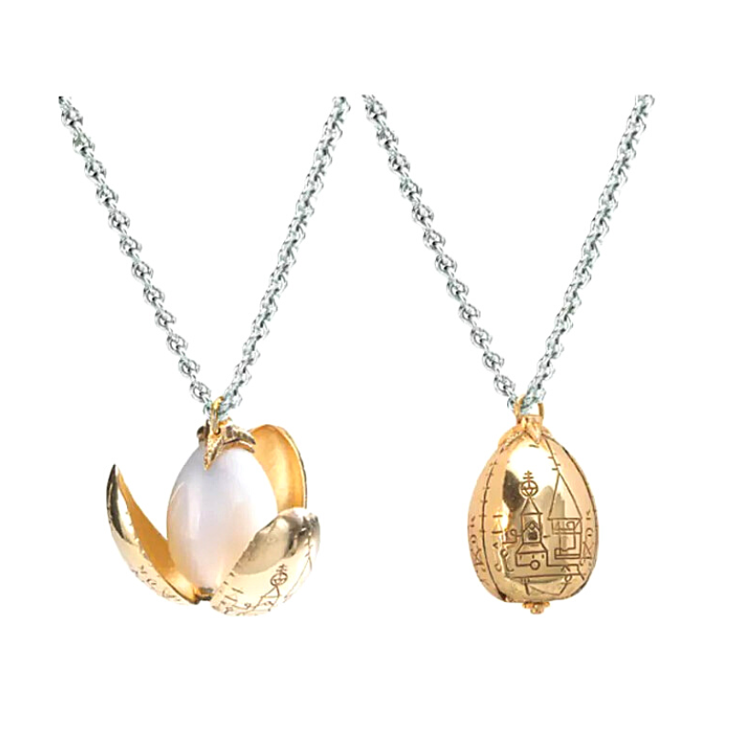 Collier Harry Potter avec Œuf d'Or plaqué or