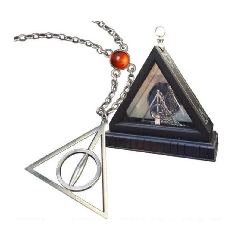 Collier Harry Potter Xenophilius Lovegood plaqué argenté