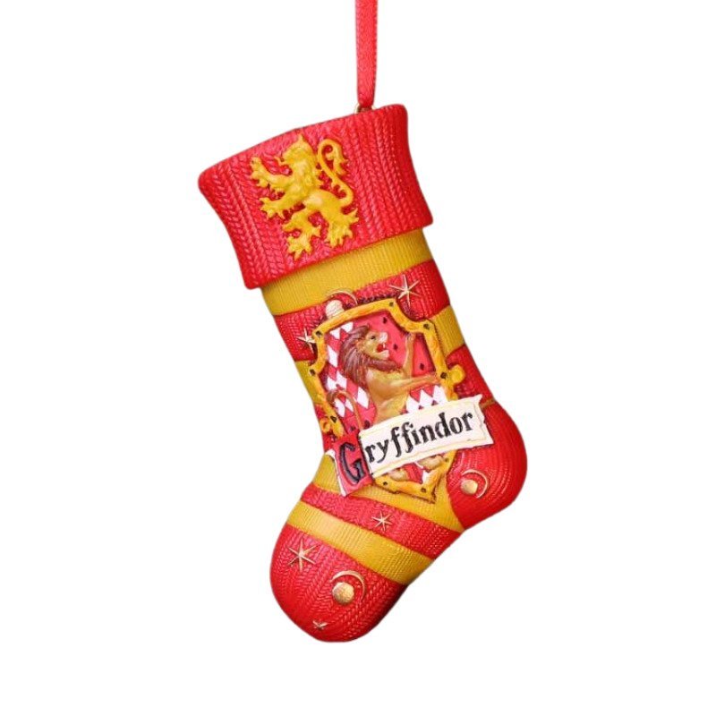 Décoration de sapin Harry Potter Gryffondor chaussette de Noël 9,5 cm