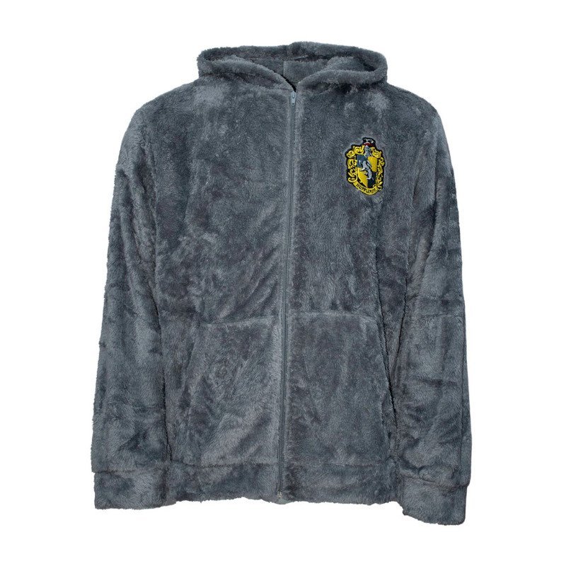 Sweat à capuche fluffy Harry Potter Poufsouffle
