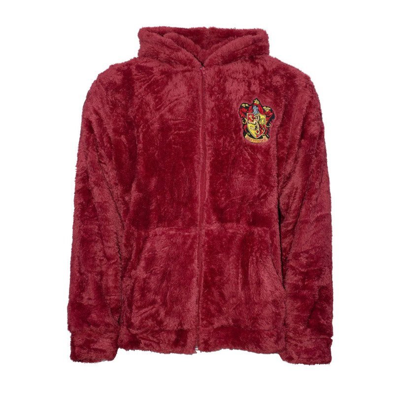 Sweat à capuche fluffy Harry Potter Gryffondor