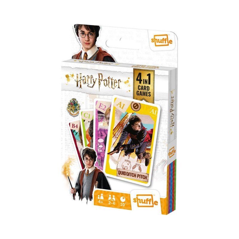 Jeu de cartes Harry Potter 4 en 1