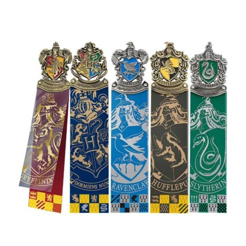 Lot de 5 marque-pages Harry Potter des maisons de Poudlard