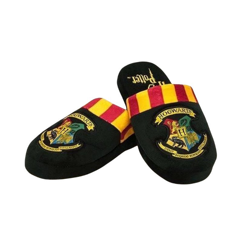 Pantoufles Harry Potter Poudlard en flanelle, tailles 38 à 41