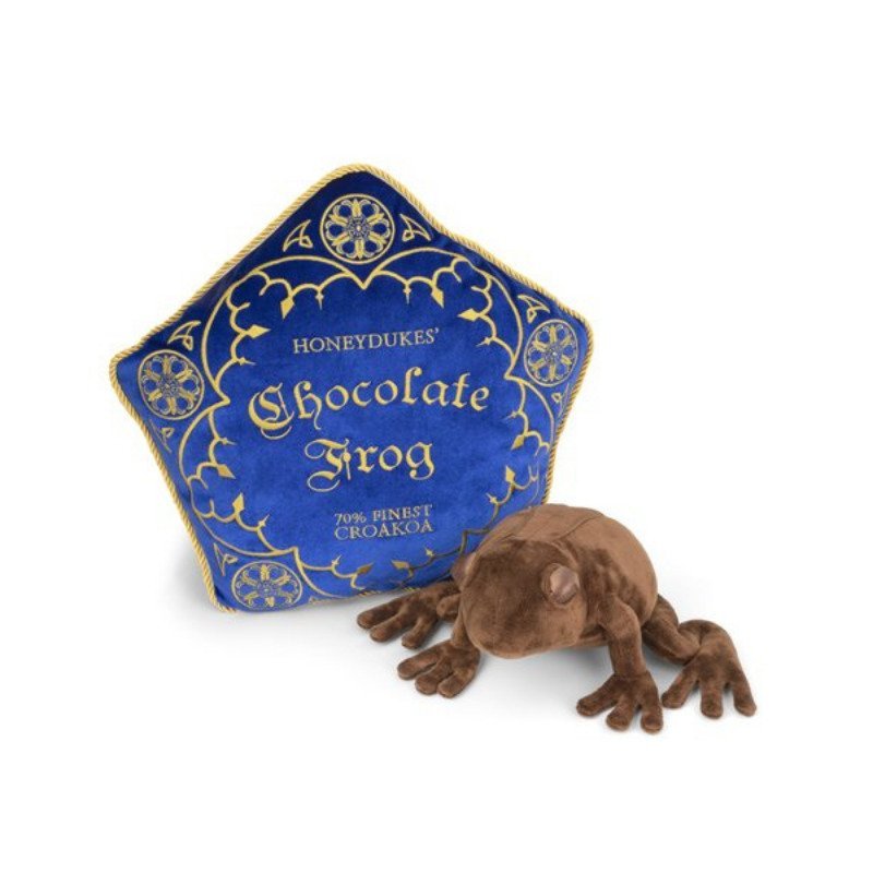 Coussin Harry Potter Chocogrenouille avec peluche intégrée