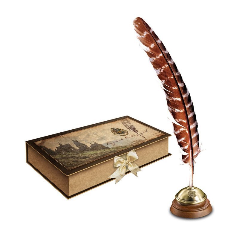 Plume d’écriture Harry Potter avec boîte collector