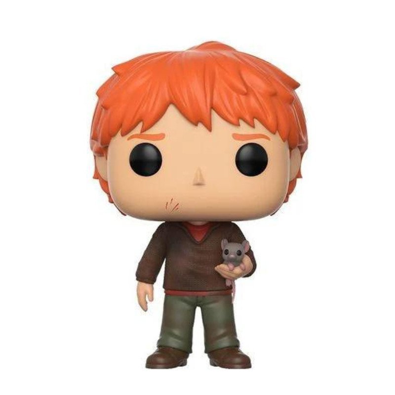 Figurine Harry Potter Funko POP! Ron Weasley avec Croûtard (44)