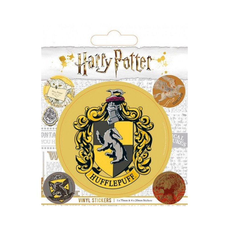 Pack de 5 stickers Poufsouffle en vinyl