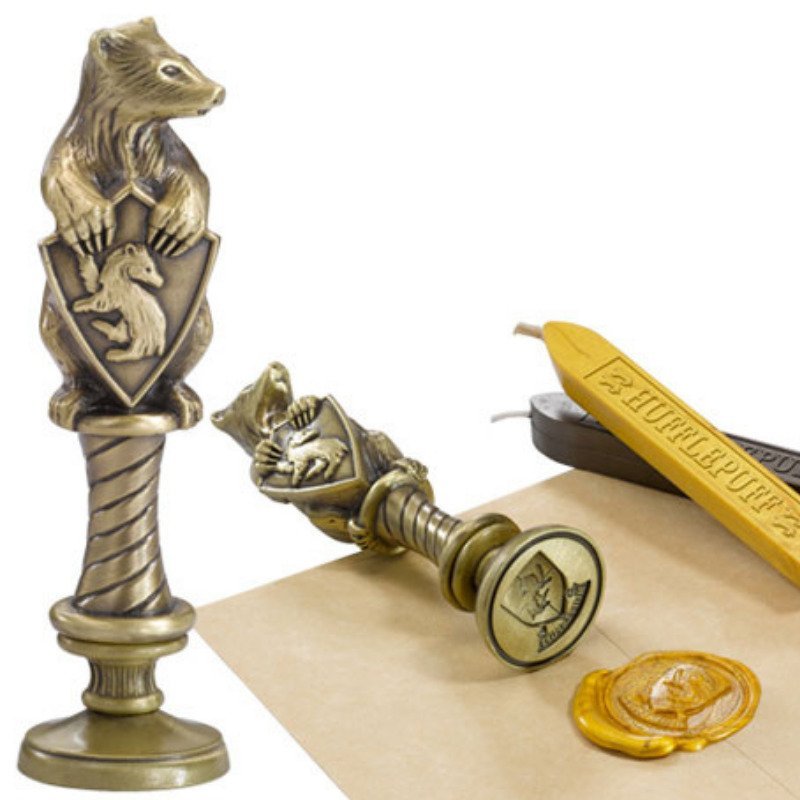 Sceau Harry Potter Poufsouffle avec 2 bâtons de cire