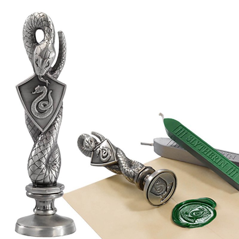 Sceau Harry Potter Serpentard avec 2 bâtons de cire