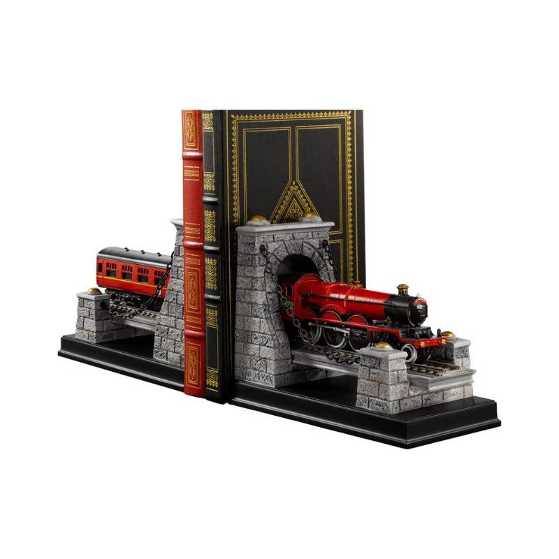 Serre-livres Poudlard Express en résine peinte à la main Harry Potter