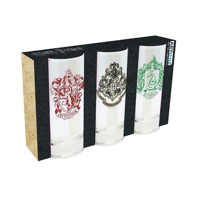 Set de 3 verres Harry Potter 30 cl Poudlard