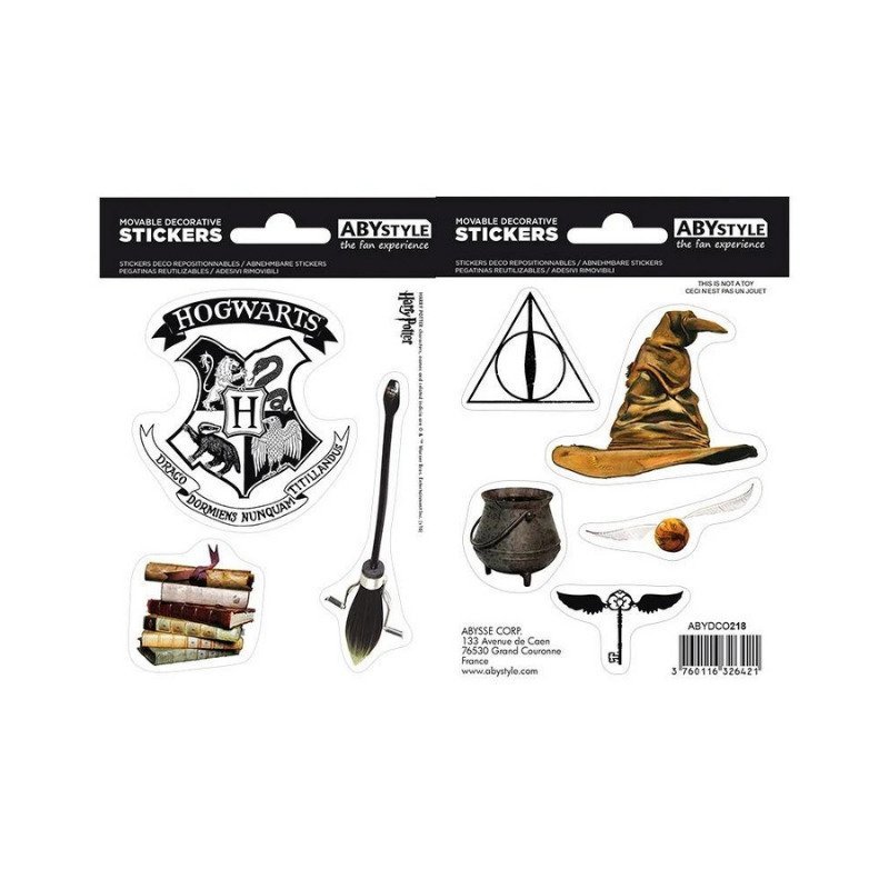 Stickers Harry Potter pour MacBook en lot de 2 planches