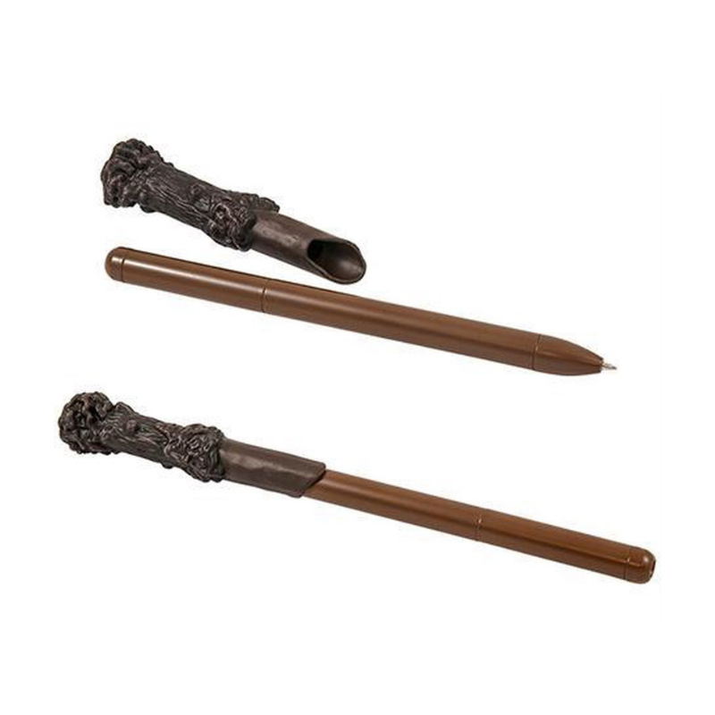 Stylo baguette lumineux Harry Potter avec bouton
