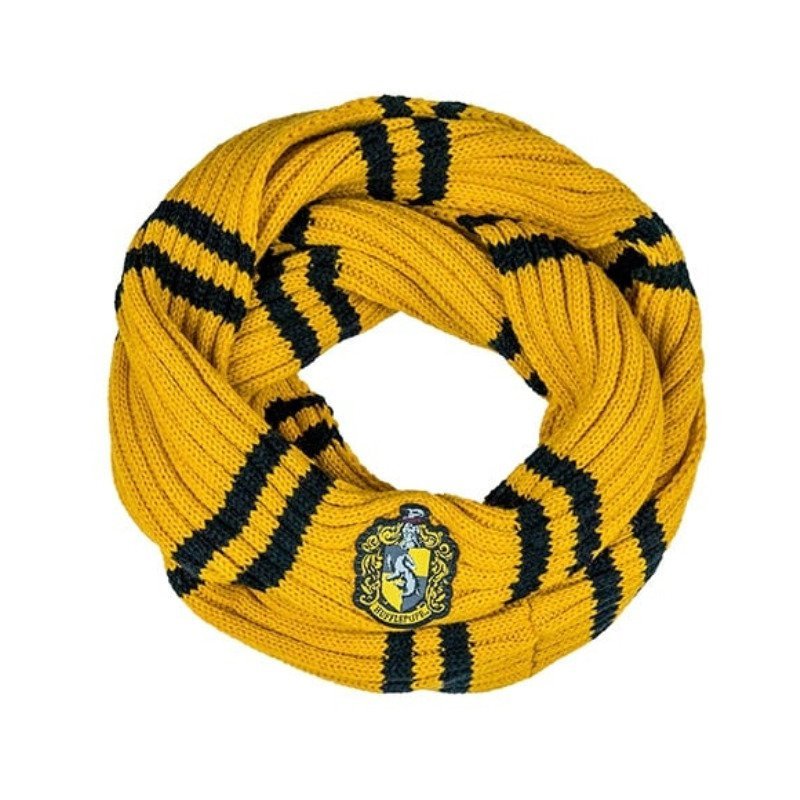 Écharpe infini Harry Potter Poufsouffle 66 x 30 cm