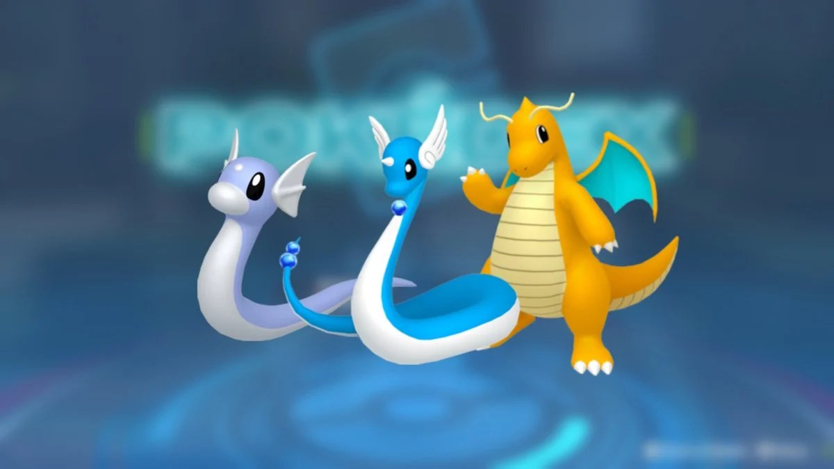 Minidraco, le Pokémon Dragon bleu au corps serpentin et au ventre blanc