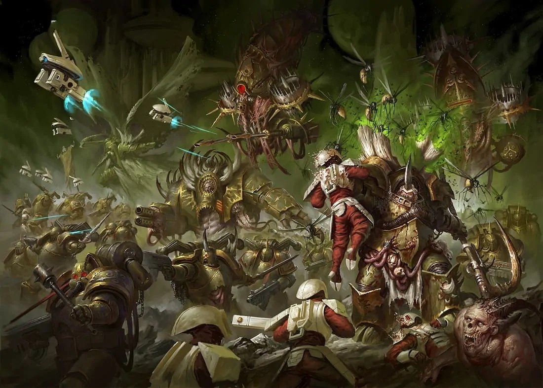 Figurine de Mortarion, Primarque Démon de Nurgle et chef de la Death Guard