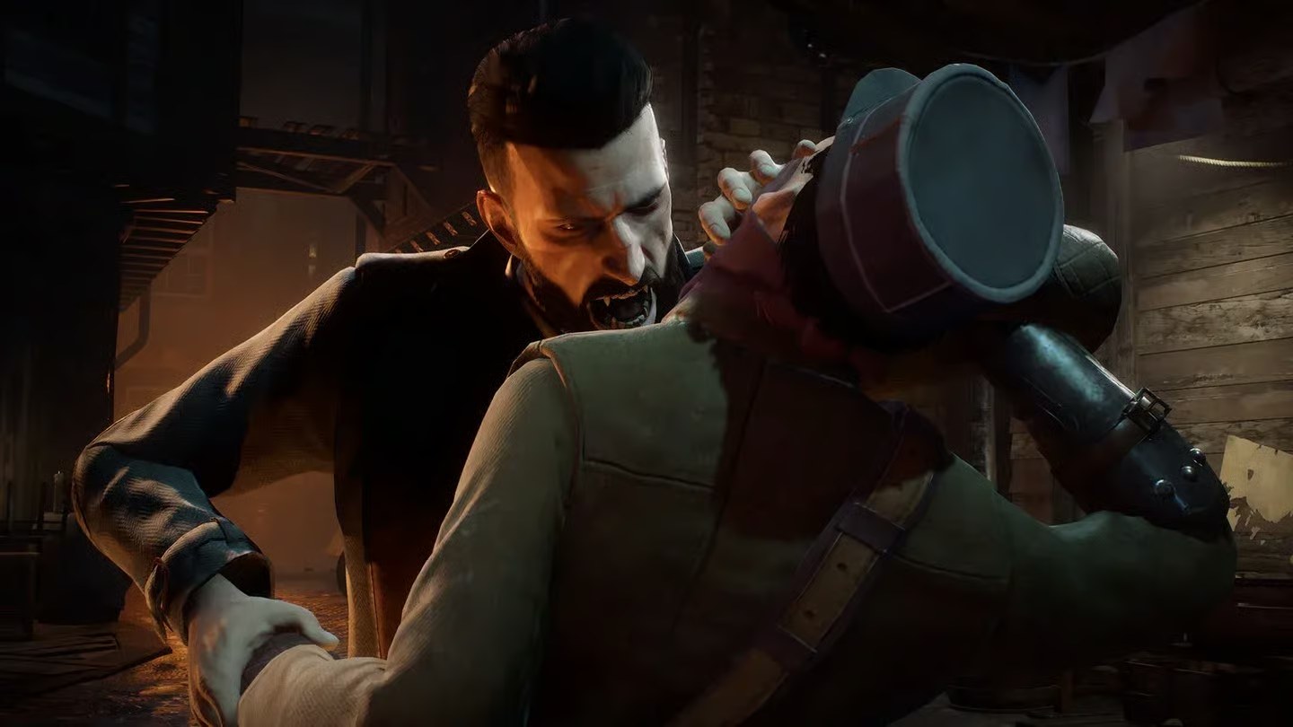 Jonathan Reid, le vampire médecin du jeu vidéo Vampyr, dans les rues sombres de Londres en 1918