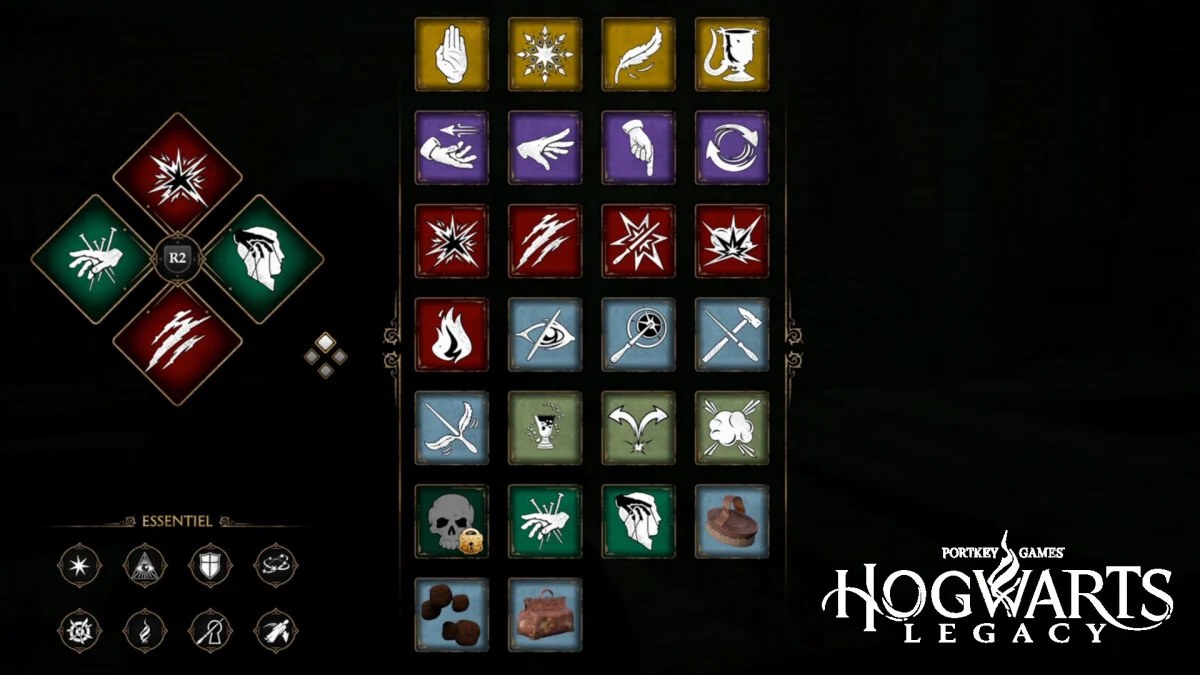 Élève de Poudlard lançant un sort dans le jeu Hogwarts Legacy